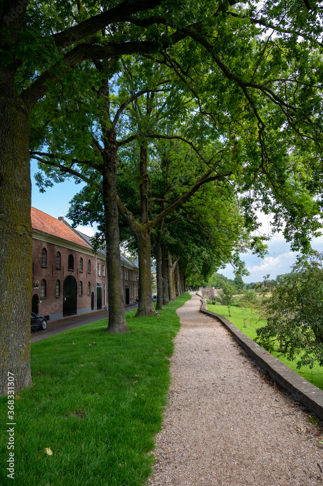 Views of little ancient town with big history Buren, Gelderland, Netherlands