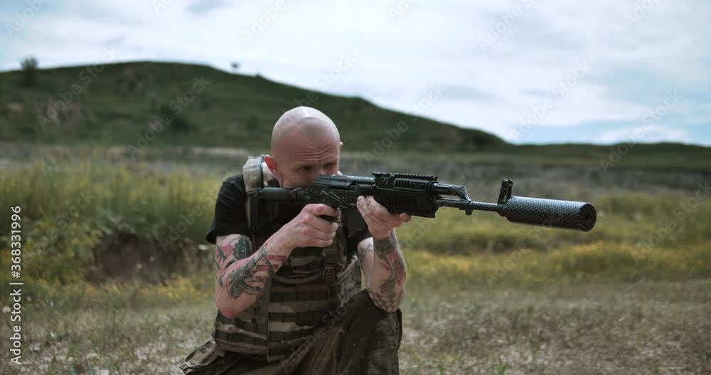 Dangerous mission preparation. Soldier gear up! Dangerous mission preparation. Soldier gear up!