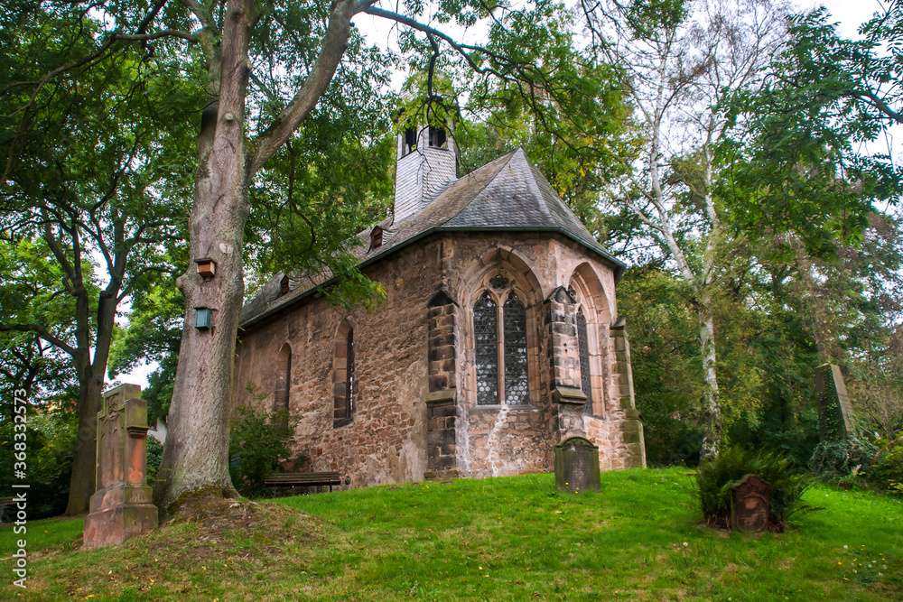 St. Michaels Kapelle photographed in Marburg, Germany. Picture made in 2009.