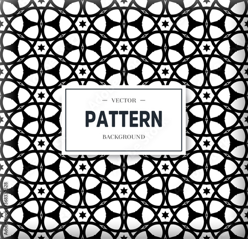 Geometric ornamental vector pattern. Seamless design.