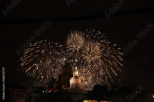 Fireworks in Moscow