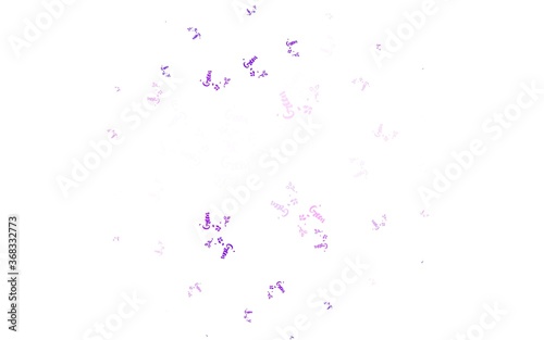 Light Purple vector doodle background with leaves, branches.