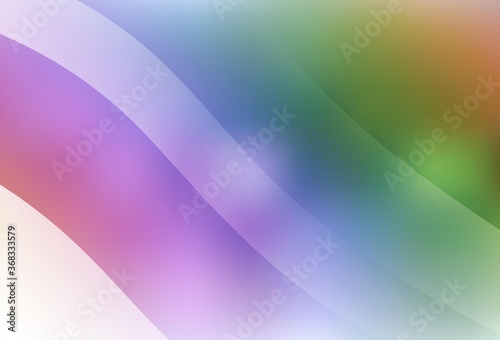 Light Multicolor vector blurred shine abstract template.