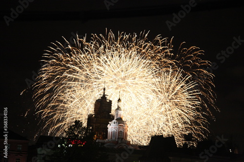 Fireworks in Moscow
