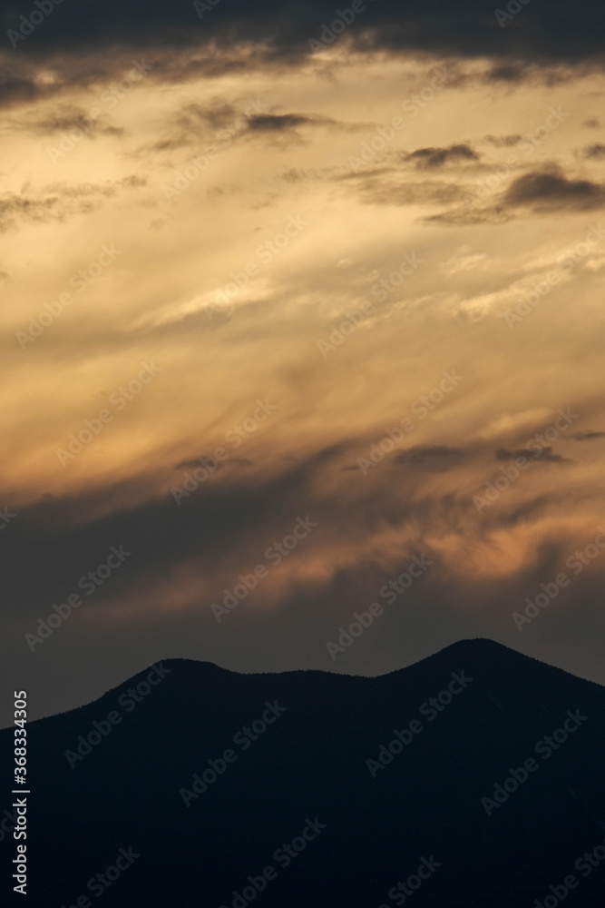 Obraz premium sunrise over the mountains