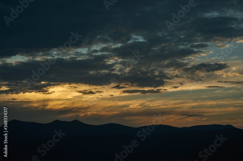 sunrise over the mountains © Nathaniel