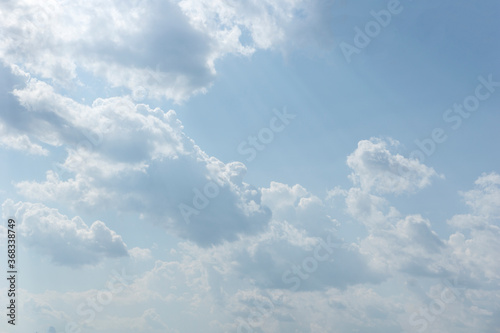 Fototapeta Naklejka Na Ścianę i Meble -  landscape of blue sky and clouds background 