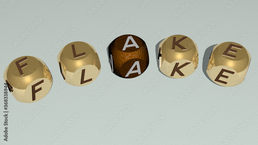 flake combined by dice letters and color crossing for the related meanings of the concept. background and christmas flake combined by dice letters and color crossing for the related meanings of the concept. background and christmas
