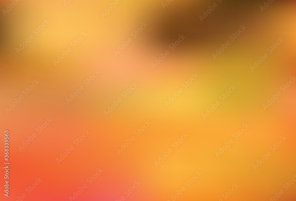 Light Orange vector colorful blur background.