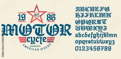 Motorcycle club community logo design.