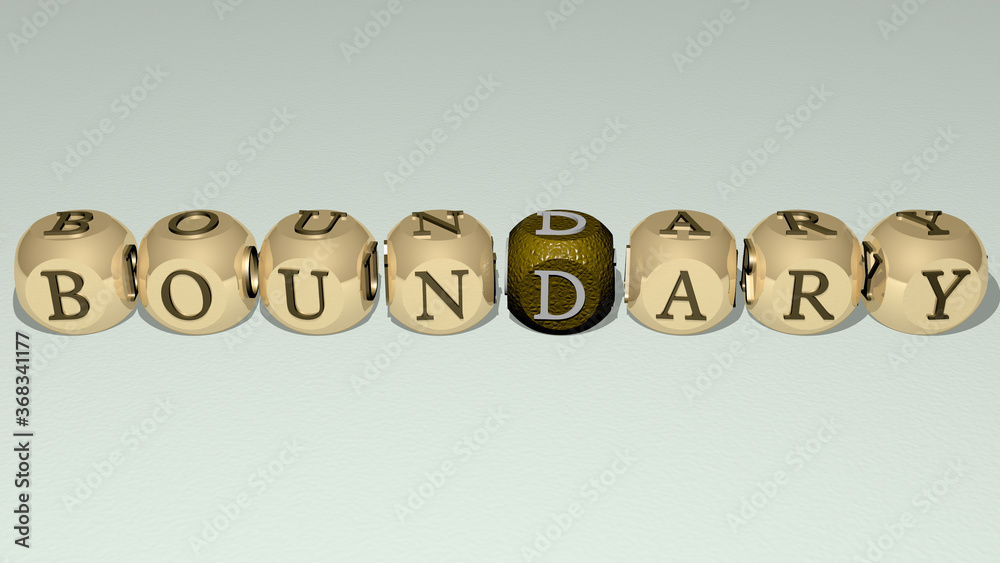 boundary combined by dice letters and color crossing for the related meanings of the concept. illustration and background boundary combined by dice letters and color crossing for the related meanings of the concept. illustration and background