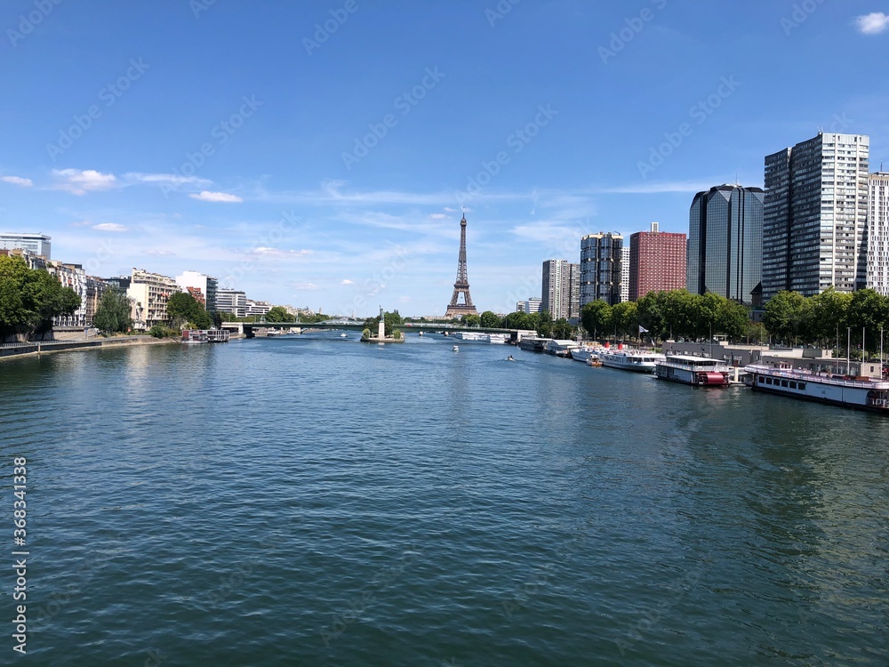 Effeil Tower and Clear skies