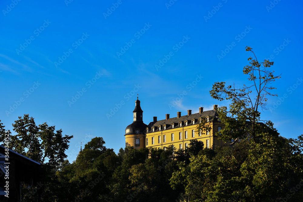 ancient architecture in the city Bad Wildungen in Germany