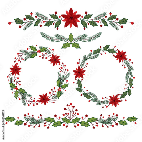 Christmas wreath set