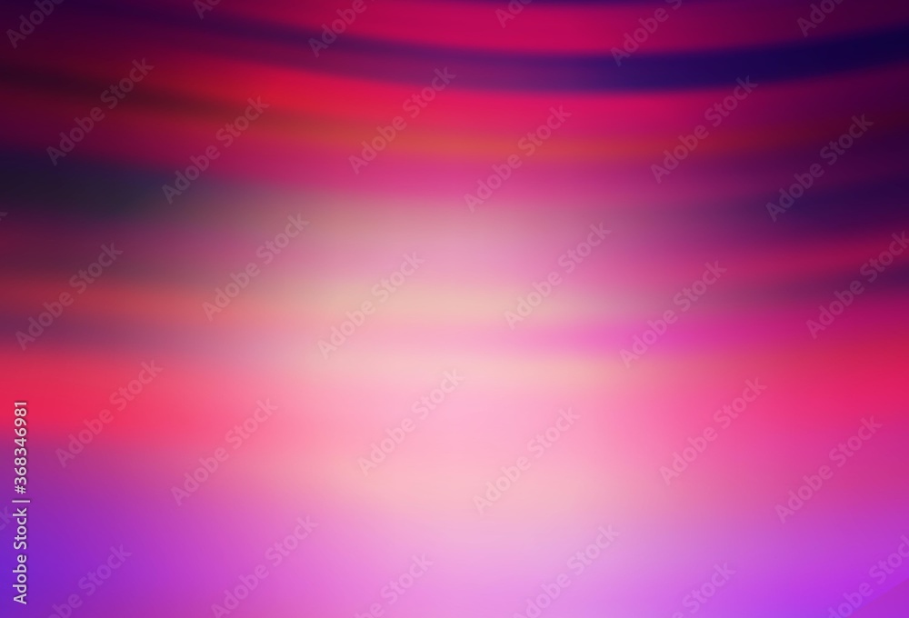 Fototapeta premium Light Pink, Yellow vector blurred bright pattern.