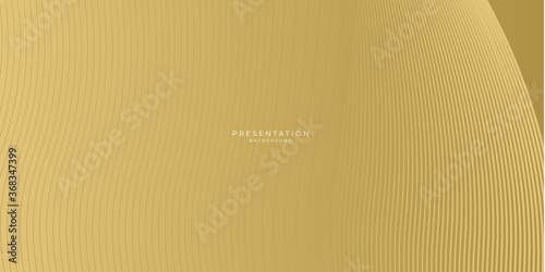 Abstract geometric shape white gold background with light and shadow 3D layered for presentation design.