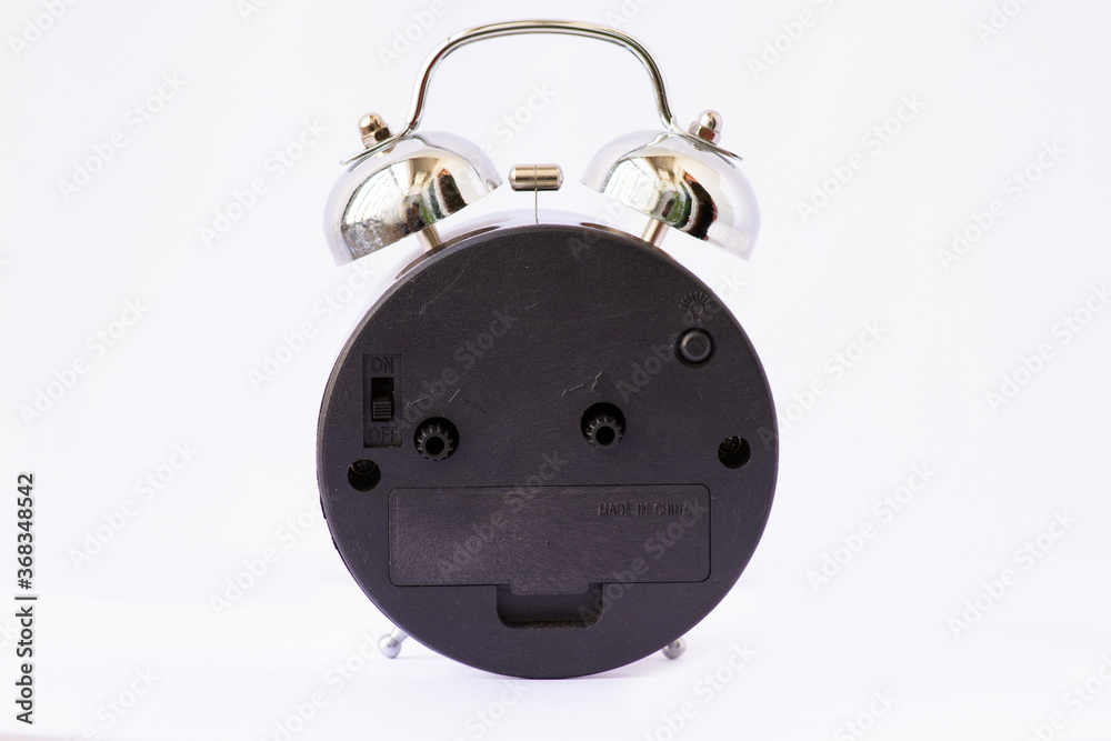 Clock or Timepiece old fashioned back side view Clock or Timepiece old fashioned back side view