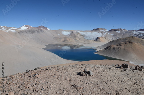 Volcan 5400 mts sobre nivel del mar