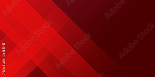 Abstract technology geometric red color shiny motion background