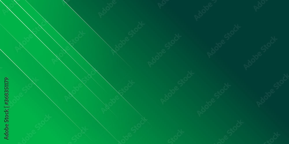 Fototapeta premium Abstract green nature gradient color oblique lines stripes background and dots texture halftone style. Geometric minimal pattern modern sleek texture.