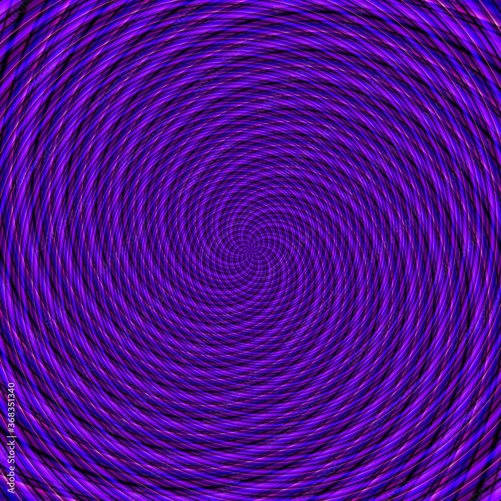 Abstract background illusion hypnotic illustration, optical decoration.