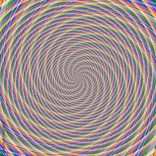 Abstract background illusion hypnotic illustration, design deception.