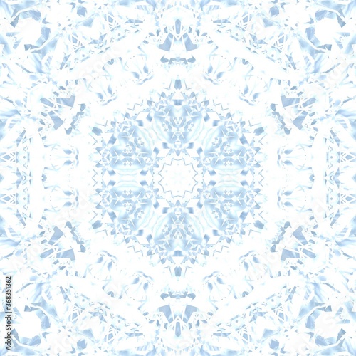 abstract blue ice pattern s...