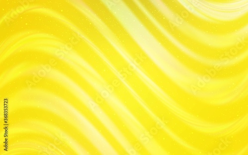 Light Yellow vector layout with cosmic stars. Shining colored illustration with bright astronomical stars. Best design for your ad, poster, banner.
