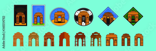 set of india gate with various models