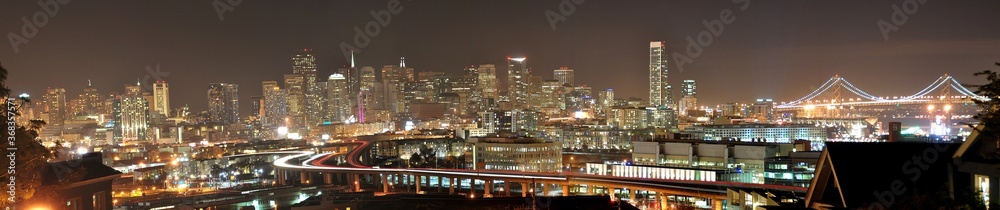 Panoramic Skyline Photo - San Francisco