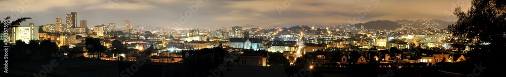 Panoramic Skyline Photo - San Francisco