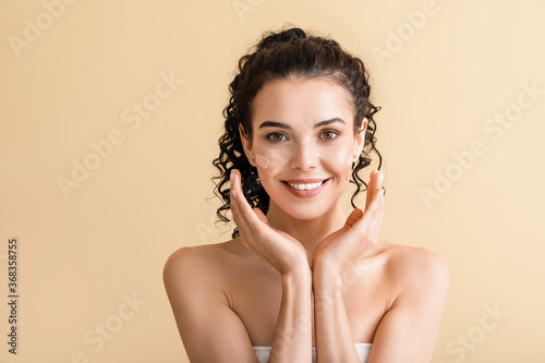 Beautiful young woman with ...