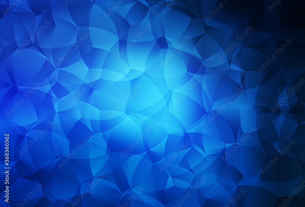Obraz premium Dark BLUE vector pattern with random forms.