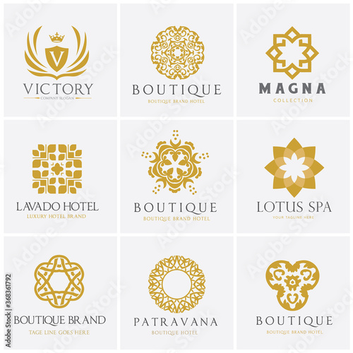 Company Card Voucher Club Membership  VIP logo design