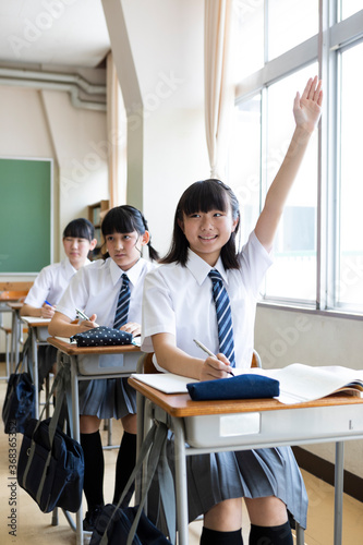 中学生の授業風景