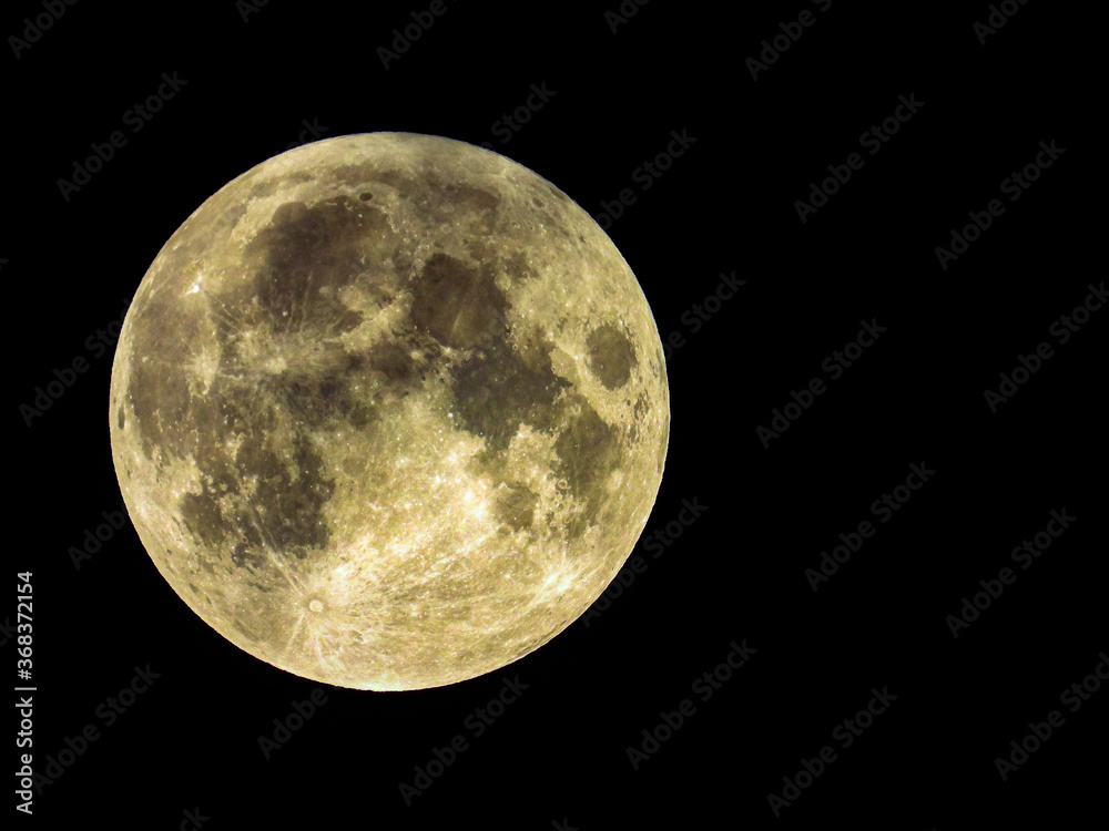 Obraz premium Full Moon, 5th July 2020.