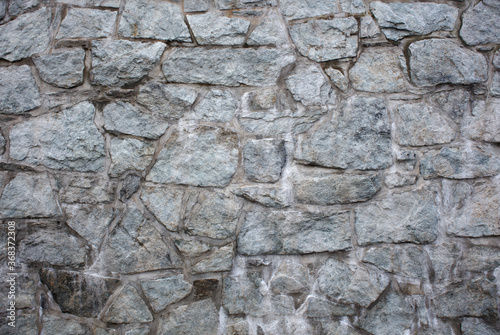 stone wall texture fieldstone gray rock pattern  photo