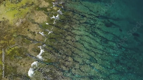 Aerial Shot from Niutoushan Green Island Taitung  Taiwan photo