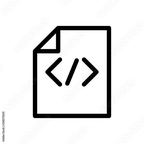 Code Icon for web site design