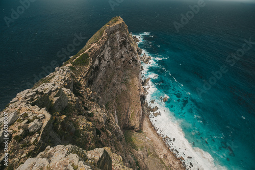 Cape of good hope Cape town - capital of South Africa.Table mountain. city. daylight. industrial landscape. high quality photo. 