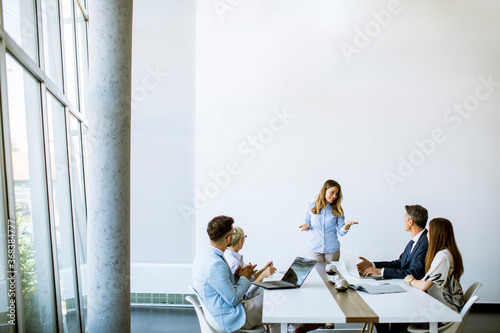 Group of business people wi...