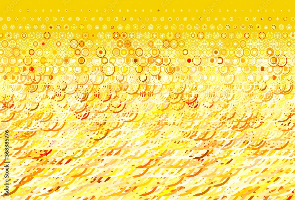 Light Green, Yellow vector backdrop with dots, lines.