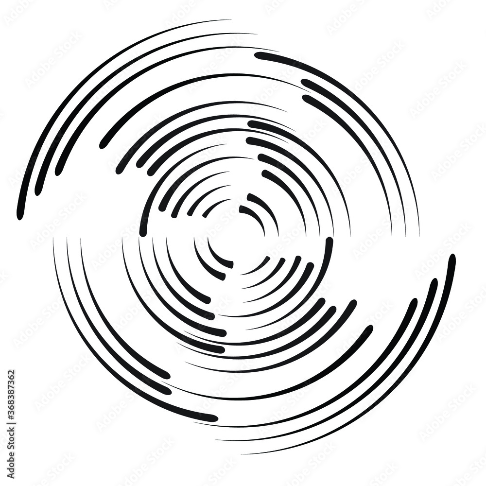 Lines in Circle Form . Spiral Vector Illustration .Technology round Logo . Design element . Abstract Geometric shape . Striped border frame for image Lines in Circle Form . Spiral Vector Illustration .Technology round Logo . Design element . Abstract Geometric shape . Striped border frame for image