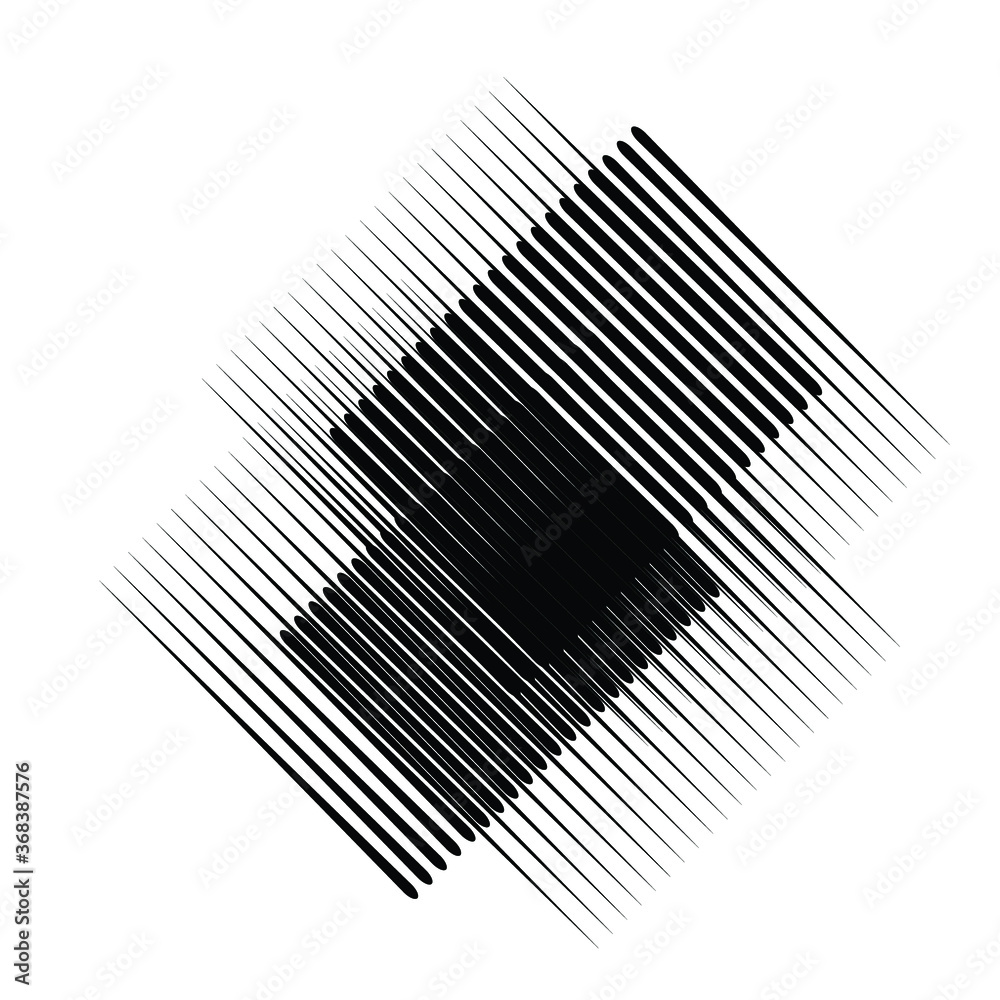 Rectangle Logo with lines.Square unusual icon Design .Black Vector stripes .Geometric shape. Rectangle Logo with lines.Square unusual icon Design .Black Vector stripes .Geometric shape.
