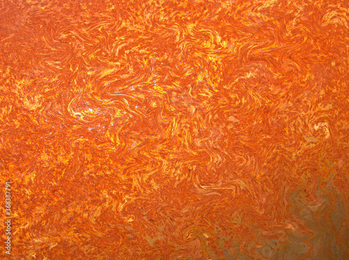 orange brown abstract fluid background © Infomages