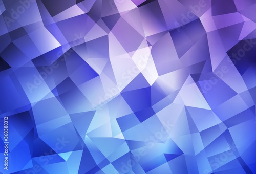 Light Purple vector gradient triangles texture.