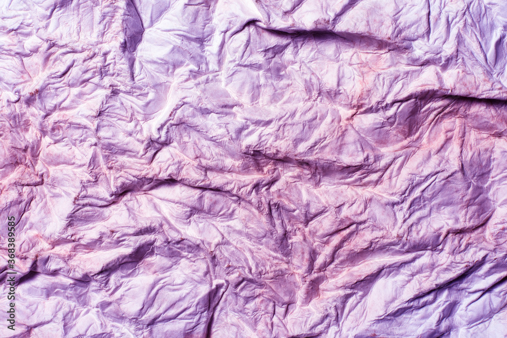 Fototapeta premium Paper texture. Background of raw big crumpled paper. 
