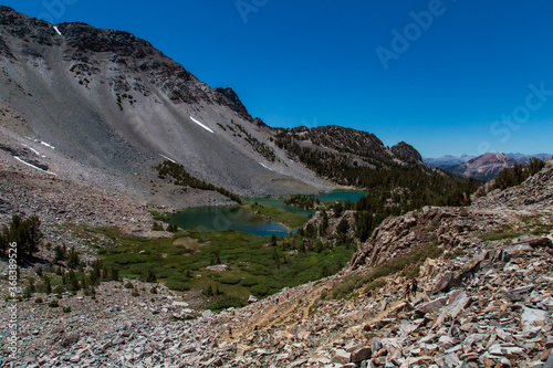 high sierra alpine lake