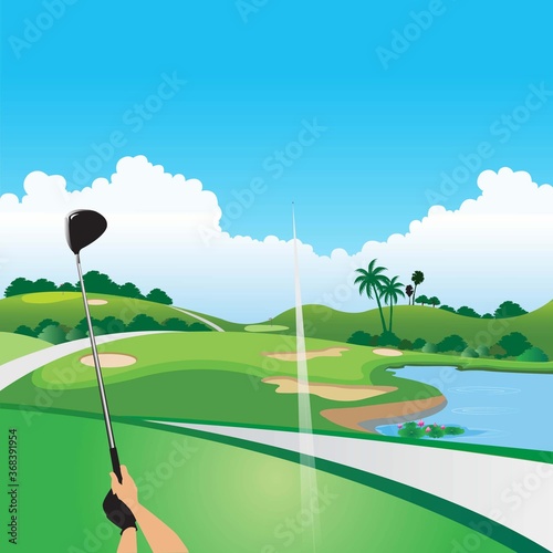 Golf driving