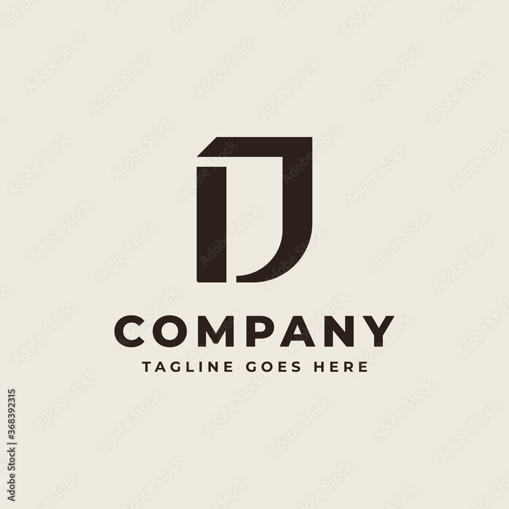 Initial D Monogram Logo Design Initial D Monogram Logo Design